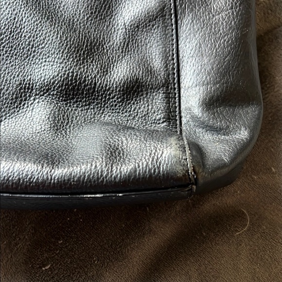 Cole Haan Black Leather Tote Bag - Picture 5 of 12